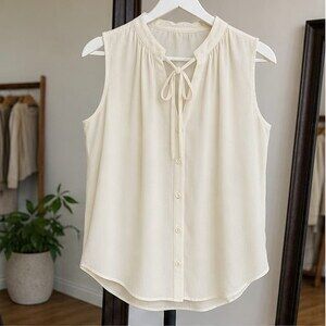 Cream Tunic Blouse